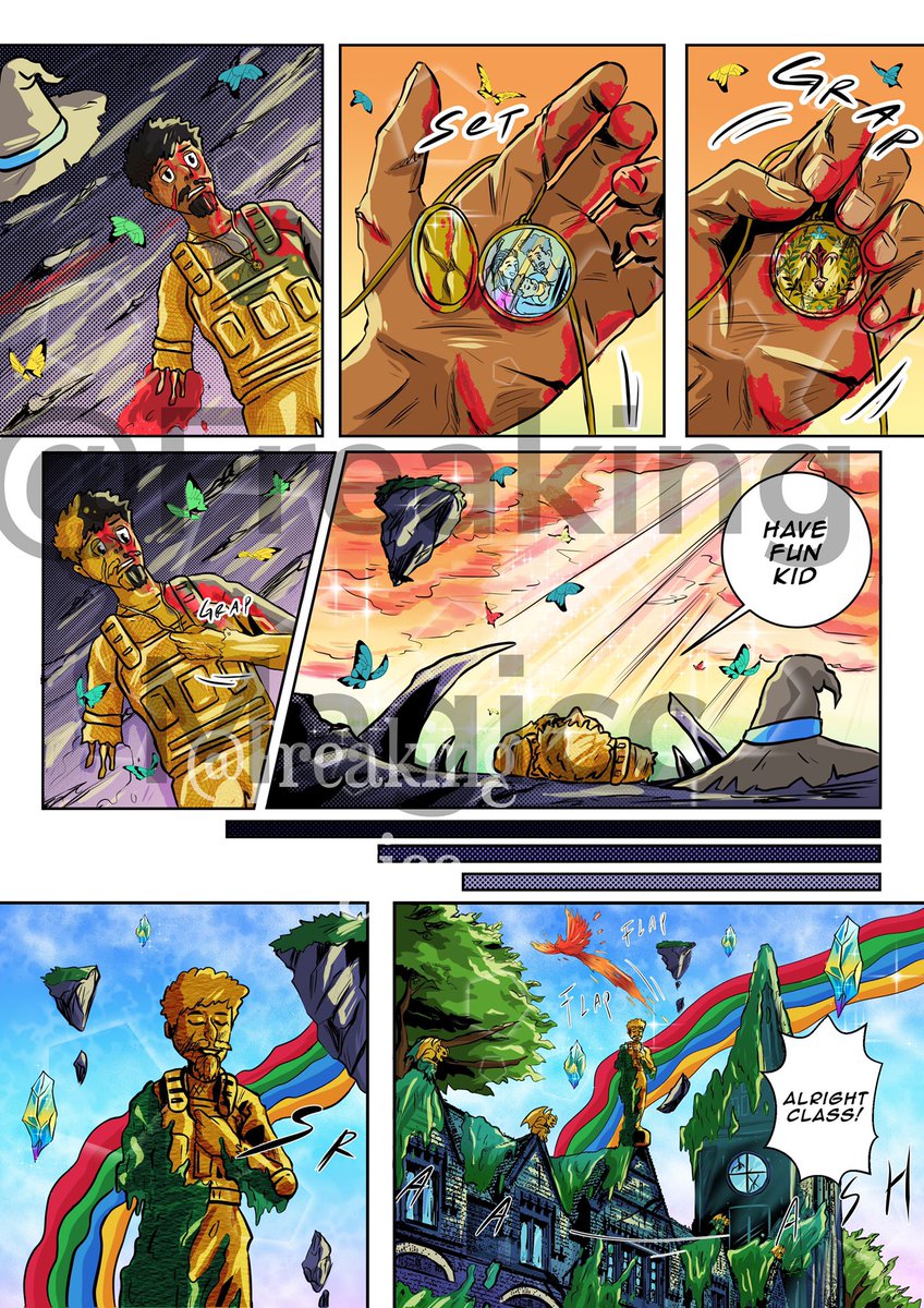 By VITAS Grace🙏🏾🌅 I bestow upon you the FULL prologue to the journey of FEAKING MAGIC🔮✨ 

#ComicBook
#IndieComics
#ComicArt
#GraphicNovel
#ComicCommunity
#ComicsCreators
#ComicBookArt
#ComicBookFans
#SupportIndieComics