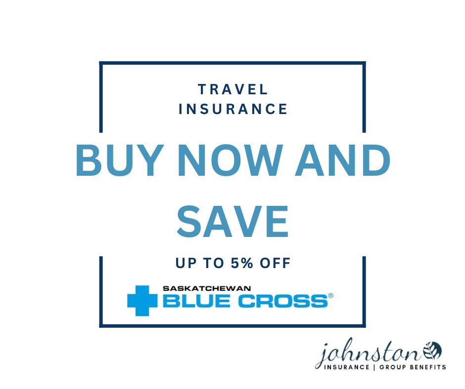 Buy travel insurance before Aug 31st and receive a 5% discount on Individual Travel premiums. 
Traveling can be quite unpredictable at times. Make sure you are covered before you go! 
#travelinsurance #johnstoninsurance #tripcancellation #tripinterruption #aircanada #westjet
