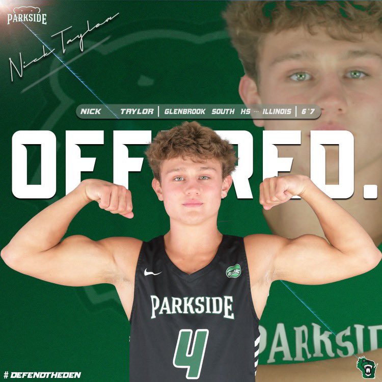 After a great visit with <a href="/CoachGabeMiller/">Gabe Miller</a> and <a href="/LukeReigel/">Luke Reigel</a> I am extremely blessed to have received an offer from the University of Wisconsin-Parkside!