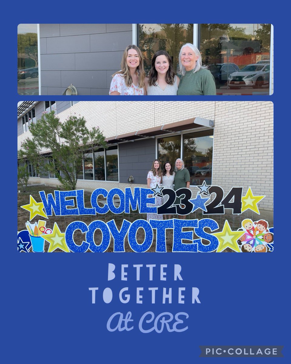It’s #BacktoSchool2023 for us <a href="/CRECoyotes/">Canyon Ranch Elementary</a> #CISDMissionPossible #CISD1stDay23 #CISDWorkingTogether  <a href="/mmassey_MLI/">Melissa Massey</a> <a href="/LearnWithBliss/">Bliss Frey</a>