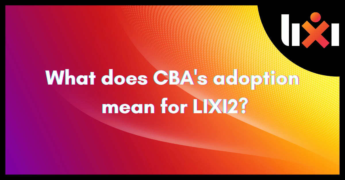 LIXI_Ltd's tweet photo. Read why CBA's commitment to LIXI2 is an important development for all members and licensees of LIXI...
https://t.co/mUwhYwGT8m https://t.co/zNA412AjdQ