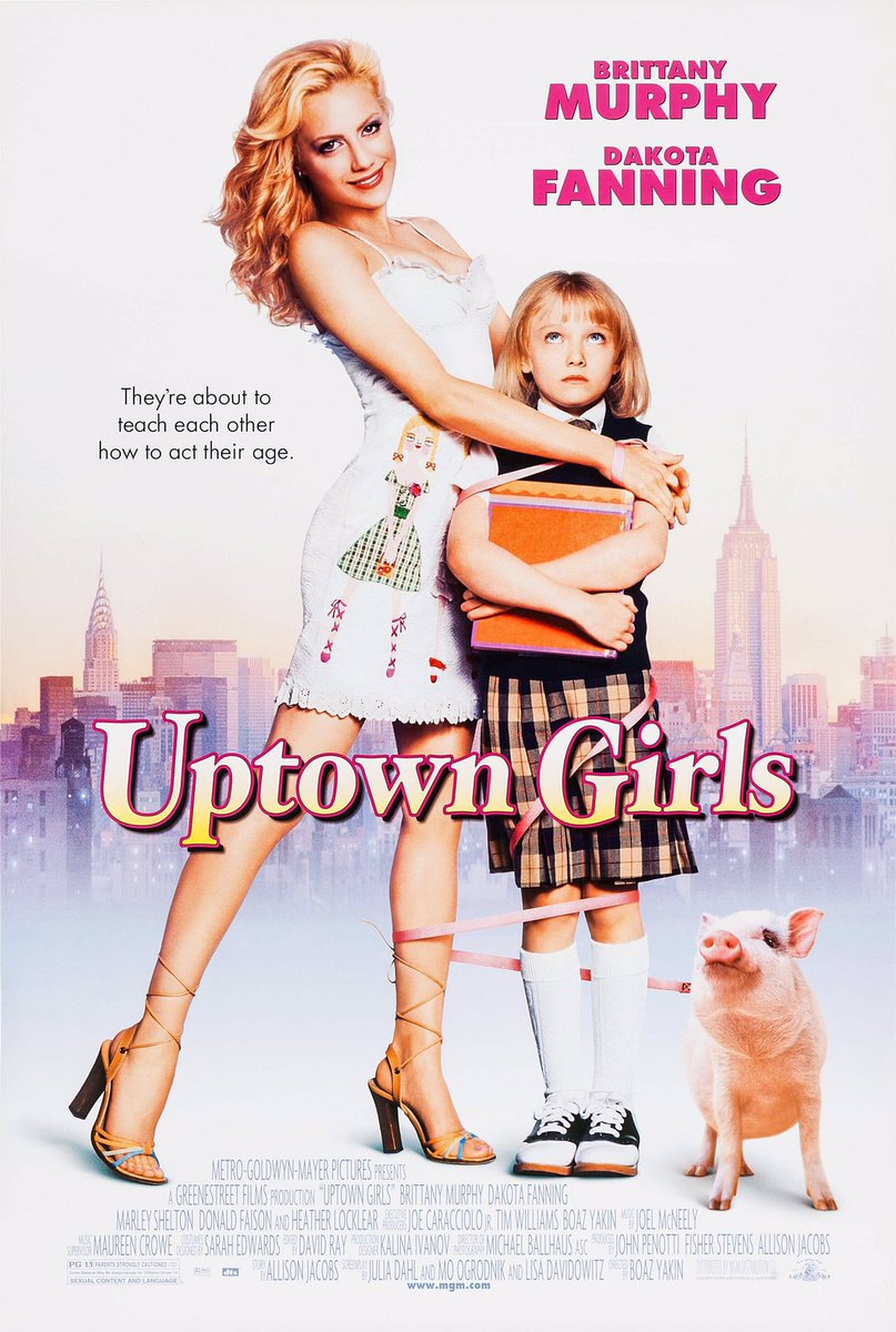 🎬MOVIE HISTORY: 20 years ago today, August 15, 2003, the movie ‘Uptown Girls’ opened in theaters!

#BrittanyMurphy #DakotaFanning #MarleyShelton @donald_faison #JesseSpencer #AustinPendleton #HeatherLocklear #PellJames #WynterKullman #AmyKorb #BoazYakin