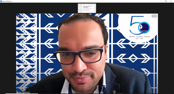 PacificEUTrade's tweet image. @ForumSEC Trade Programme briefing for Fiji Deputy PM &amp;amp; Minister for Trade, FTMM Chair Hon. @ManoaKamikamica this morning included the presentation on the 2023 priorities for the #PRISE #SPIRITproject by Ms Setaita Tupua.