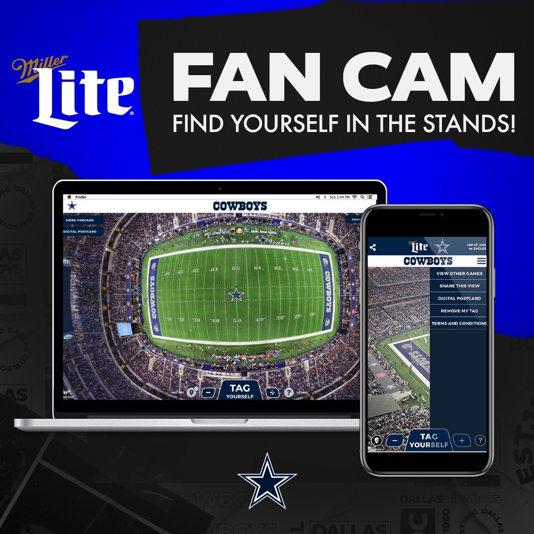 dallascowboys's tweet image. 👋Hey, #CowboysNation!  Our @MillerLite
Fan Cam is back! 📸

Check out pictures from #JAXvsDAL and don&apos;t forget to tag yourself and your friends! 

Click here 👉 bit.ly/44dvvuq