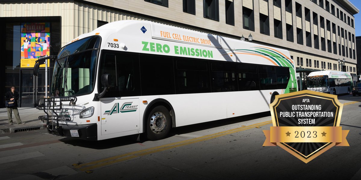 rideact's tweet photo. We are honored to receive the 2023 @APTA_Transit Outstanding Public Transportation System Award! A testament to our nearly 2,200 employees as well as our latest innovations and accomplishments.
Find out more about the award: https://t.co/P5OIlxygI9 https://t.co/LXmGoJoVEi