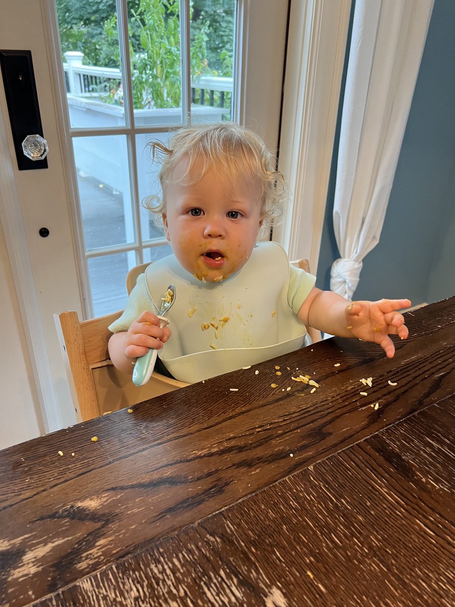 Until ⁦<a href="/HelainaHQ/">Helaina Nutrition</a>⁩ Lactoferrin is available, I rely heavily on lentils for Leo to get his iron. This 1 year old loves red lentil curry. He also loves ⁦<a href="/NovaFerrum/">NovaFerrum -Clinically Proven Iron Supplements</a>⁩