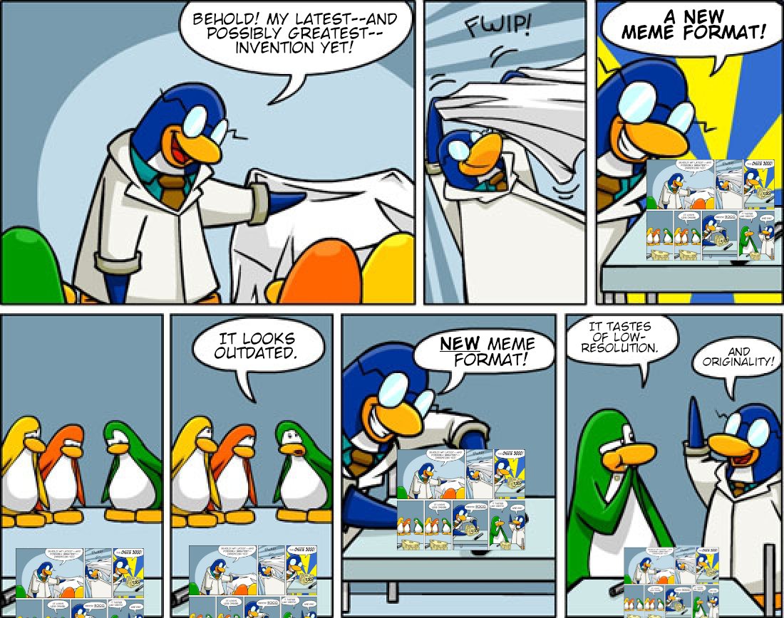 Club Penguin Meme Dimension on X: / X