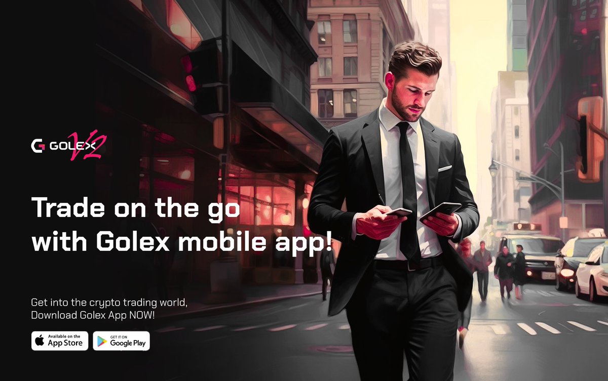 Manage your crypto portfolio anytime, anywhere. Download now and experience true flexibility: golex.io/app #CryptoOnTheGo #MobileTrading