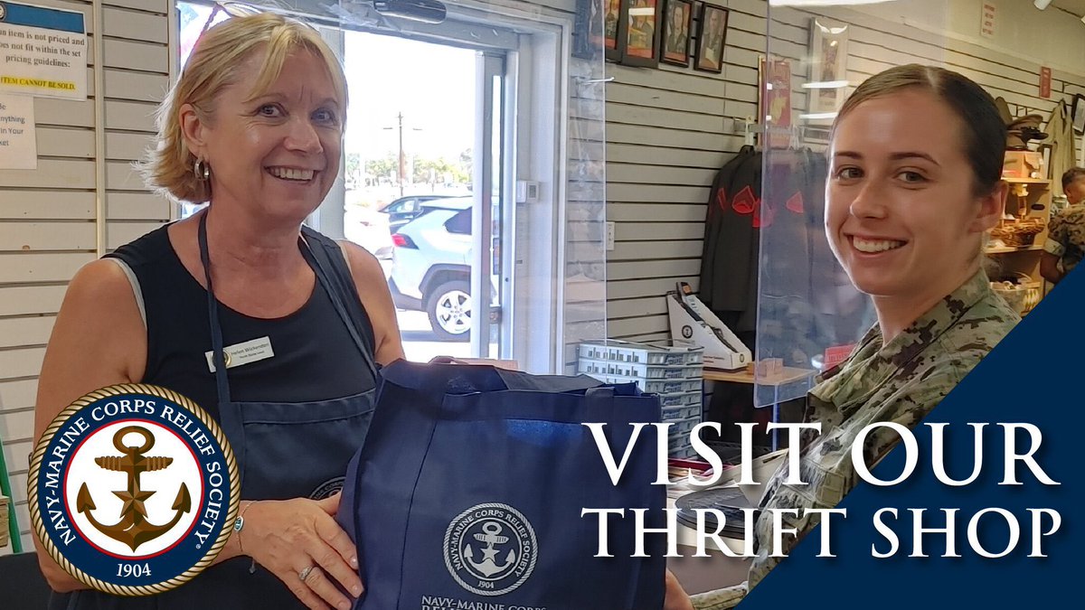 In celebration of #NMCRS #ThriftShop Week we are giving out blue recyclable totes with every purchase tomorrow, 8/16 from 10 to 1. 

NMCRS San Diego Thrift Shop
Bldg 92 Gate 7 / Vesta and Cummings

#vintagethrift #thriftstorefinds #thrifting #getthrifty #vintagestyle #military