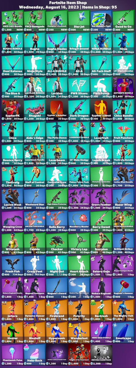 🛒| Tienda De Objetos
📅|  15-Agosto-23

Si te gusta nuestro contenido, puedes utilizar nuestro código en la tienda de objetos.❤ 

Código: FORTNITE-MX-00001 

#Fortnite | 📸 <a href="/firemonkey/"></a>