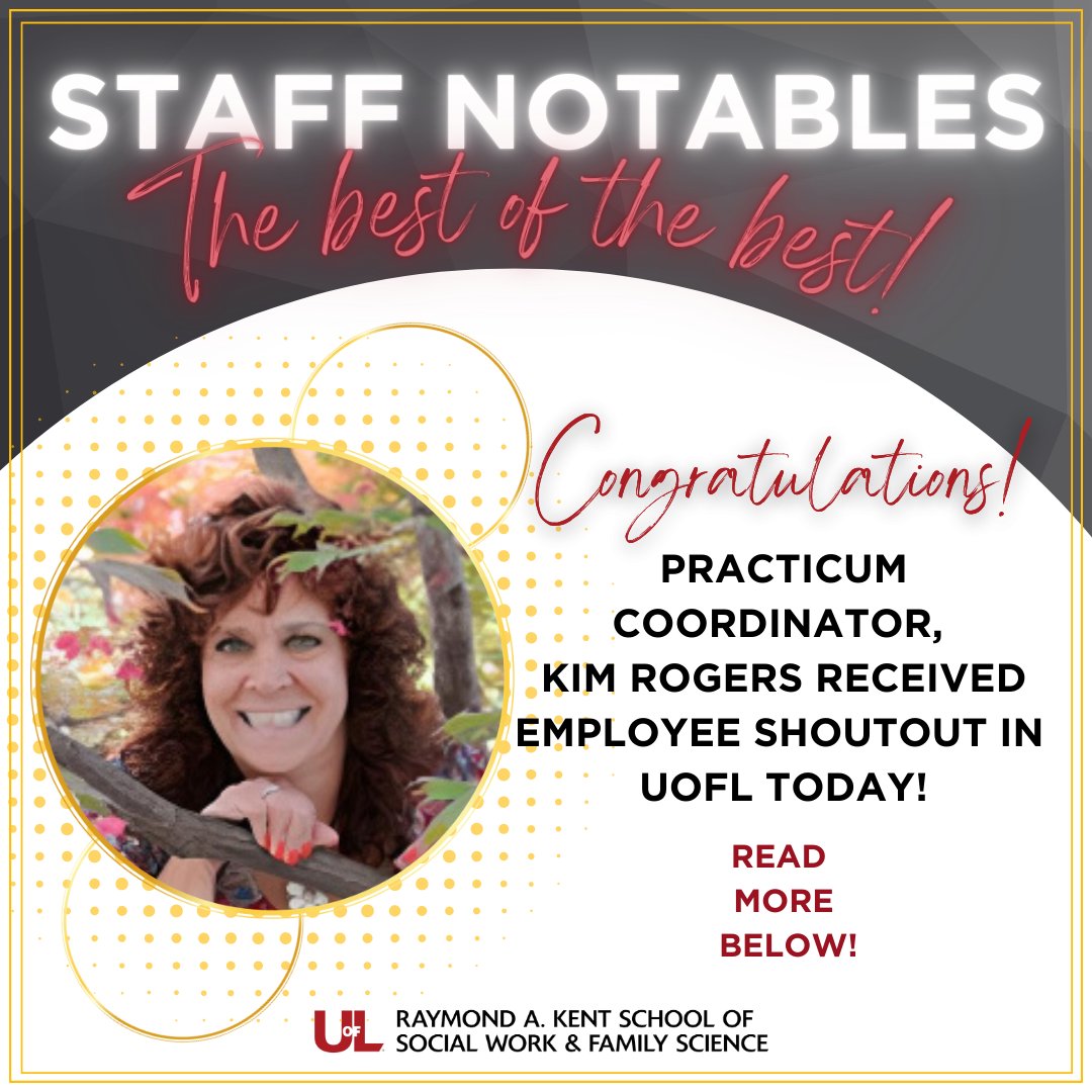 UofL Kent School of Social Work and Family Science tweet media