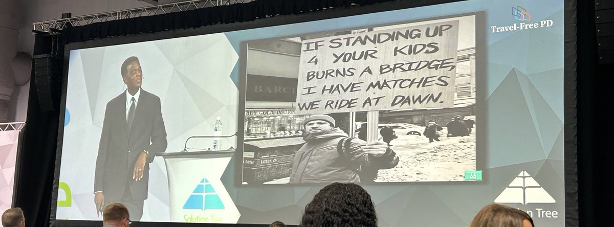 A powerful keynote speech by Dr. Anthony Muhammad at the <a href="/SolutionTree/">Solution Tree</a> PLC at Work conference 👏🏻