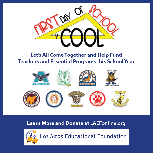 Welcome to the new school year, <a href="/lasdk8/">LASDK8</a> families! As you check off your back-to-school list, be sure to donate to the Los Altos Educational Foundation and help fund teachers and essential programs at your school. Get the full scoop at LAEFonline.org #lasdk8