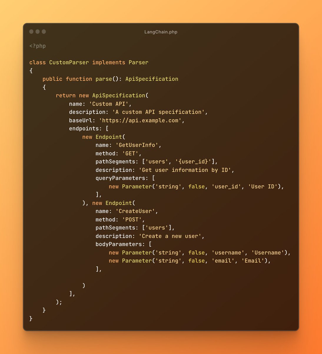 HelgeSverre's tweet photo. 🤠 Exciting Update on Saloon SDK Generator!

Introducing the new feature: custom parser registration. Now you can easily expand the package to accommodate any API Specification format! 🚀

🌐🔌APIBlueprint, Insomnia, and even .HAR files! The possibilities are endless. https://t.co/gWdEv3SBcN