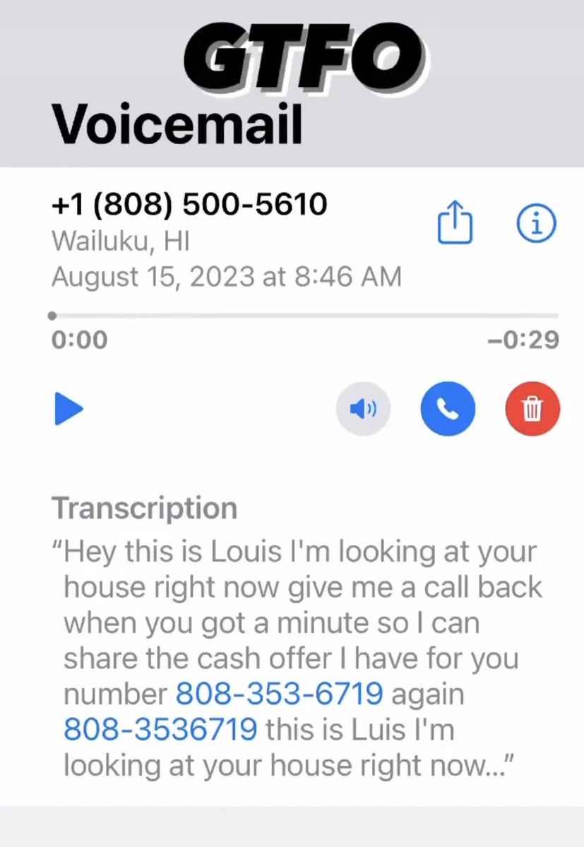 Kiai_Report's tweet photo. Cash offers for Maui Houses… @HawaiiAction https://t.co/bDXf1MEUGm