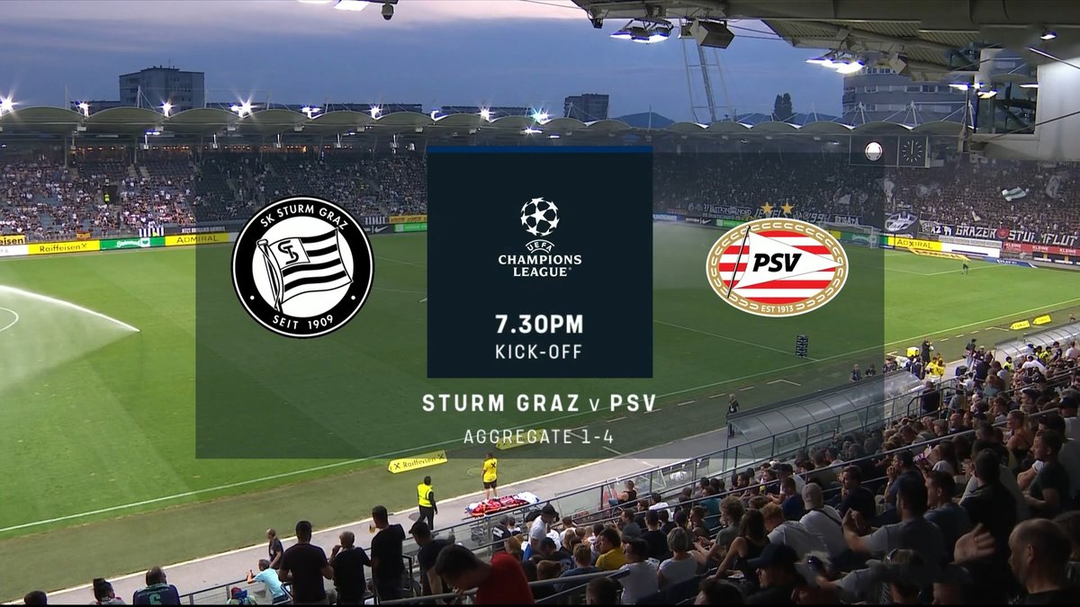 Full Match: Sturm Graz vs PSV