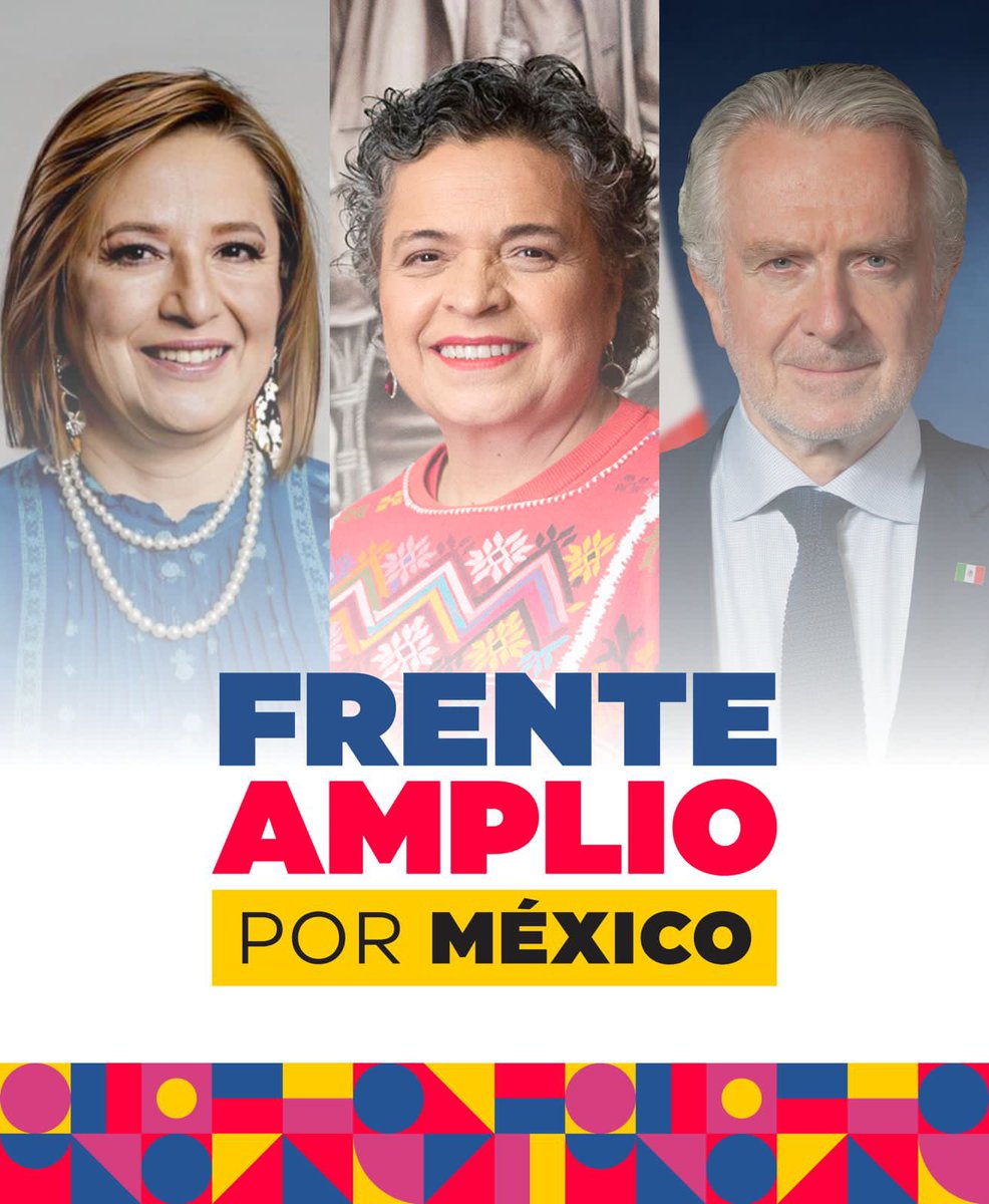 PRI_Nacional's tweet photo. El @ComiteFAM informó que @XochitlGalvez, @BeatrizParedes y @SantiagoCreelM serán quienes participen en la tercera etapa del proceso de selección de la persona responsable de la construcción del #FrenteAmplioPorMéxico. 

¡Les deseamos mucho éxito! Estamos seguros de que su experiencia y capacidad seguirán fortaleciendo este proceso histórico y ciudadano.