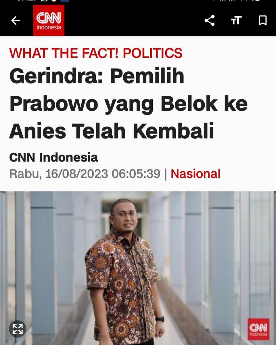 Mari buktikan disini yang merasa pemilih Prabowo dan Anies cukup dengan jejak Repost dan Like....!!

PRABOWO👉❤️Like
ANIES👉🔄Repost