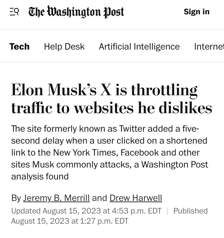 famicomplicated's tweet image. Saw this on Bluesky .

Test it out now, click the actual article and see how long it takes: washingtonpost.com/technology/202…