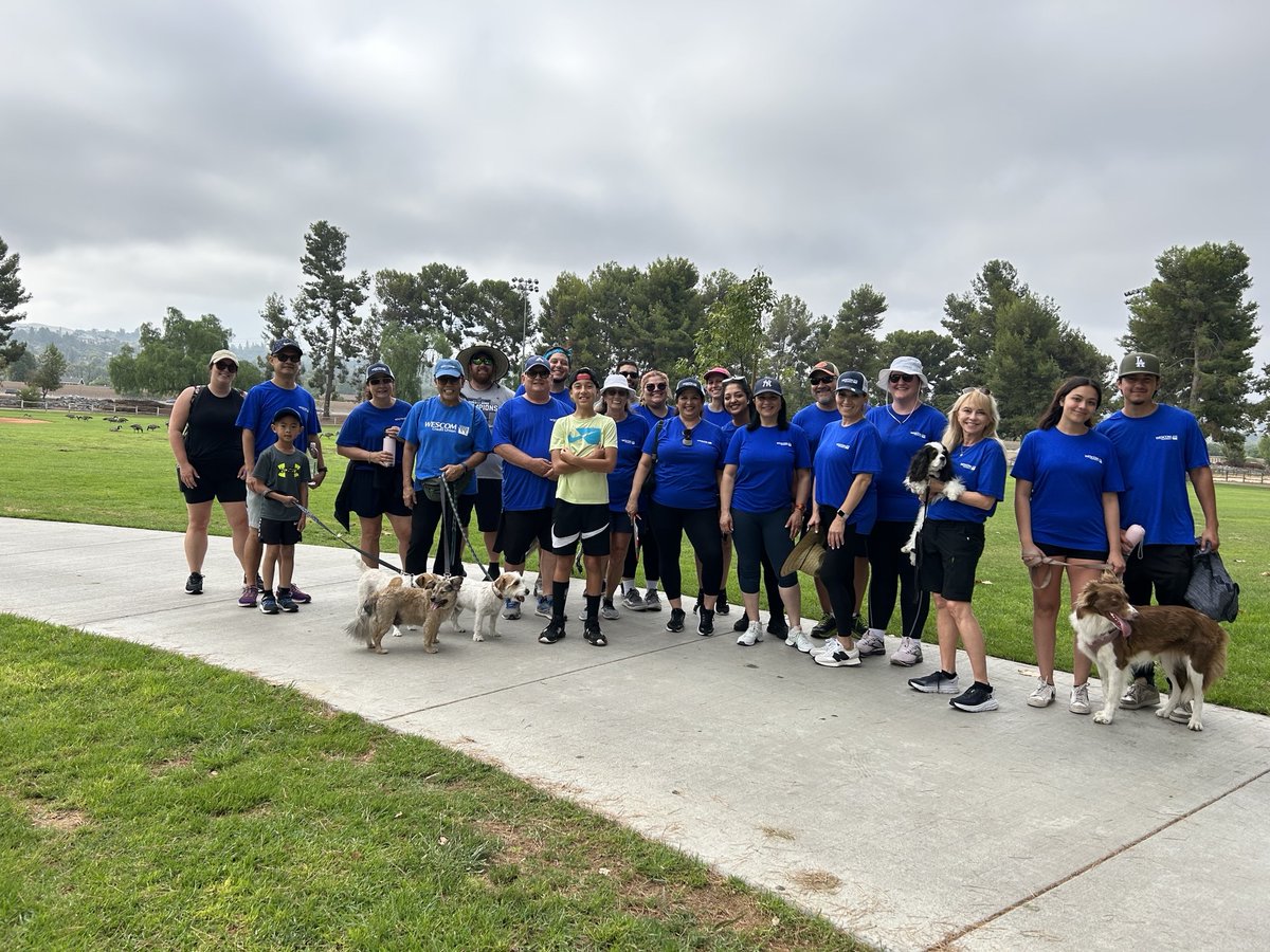 wescomfinancial's tweet photo. #TeamWescomย walking for a good cause! ๐ถ๐๐ช
Saturday and Sunday, Wescom team members and their families came together across Long Beach, Manhattan Beach, Pasadena, and Anaheim to raise funds forย @ChildrensLA and @chocchildrens. #BuildingBetterLives https://t.co/VppDyjngNL