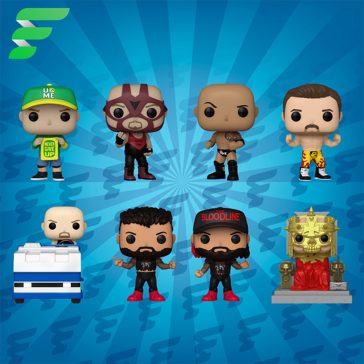 funkofinderz's tweet photo. Preorder Now: WWE Funko Pop! 

👋 John Cena: https://t.co/bO4C9jhS5t
🔥 Rick Rude: https://t.co/NVStMByfC9
👑 Skull King: https://t.co/1B1FQnlZeY
💀 Stone Cold: https://t.co/J3TtmKGKa0
😎 The Rock: https://t.co/gF6UapvhVm
🩸 The Usos 2pk: https://t.co/cPbLjxjeQJ
💥 Vader: https://t.co/PsRDBckR43

#Ad #WWE #Funko #Pop #FunkoPop #FunkoPops #Collectibles #Toys #FunkoFinderz