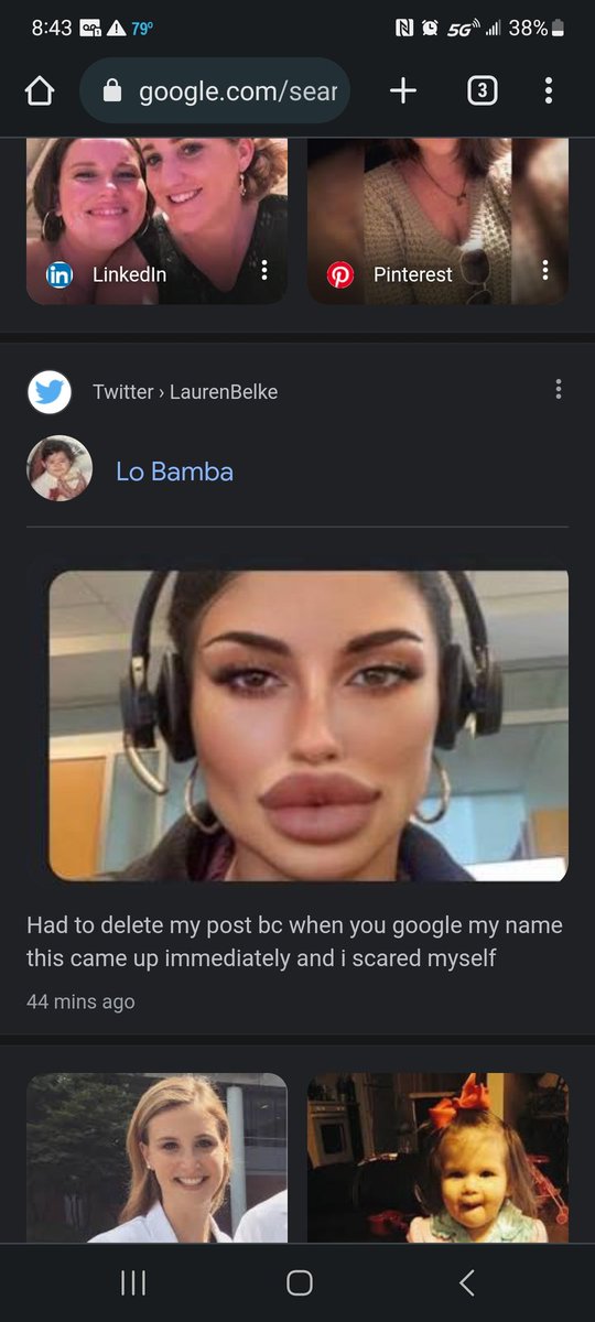 JaswonGeorge's tweet photo. @LaurenBelke you should delete this one too https://t.co/ftmIkr90oz