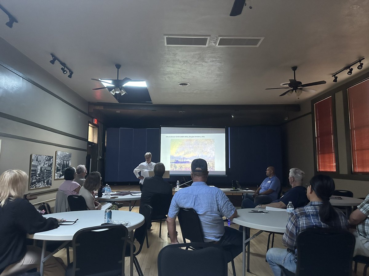 seppala_bryan's tweet photo. Great to be at the Pinal Mountain SME meeting in #MiamiAz; I always enjoy catching up with my mining colleagues and friends. Thanks to our host Bullion Plaza Museum, one of our regions best assets! https://t.co/4q0fPo0psP