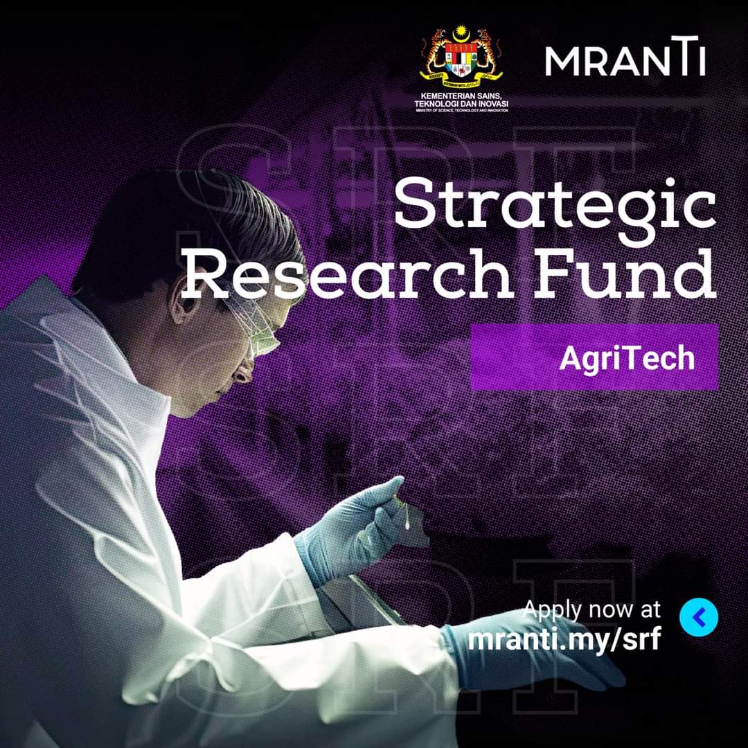 Passionate about agriculture and technology? Join the SRF Agritech program

Apply now: mranti.my/srf