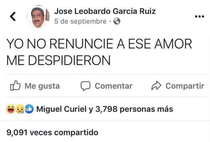 me ghosteó