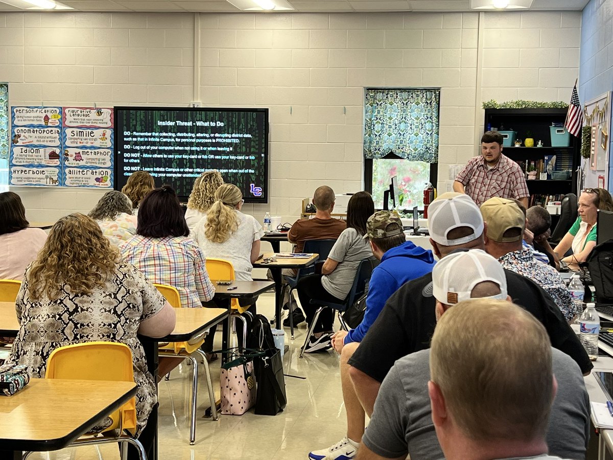 A lot of learning is taking place this week in Lewis County. Professional Development August 14-18.  <a href="/JWeddingtonLC/">Supt. Jamie Weddington</a>