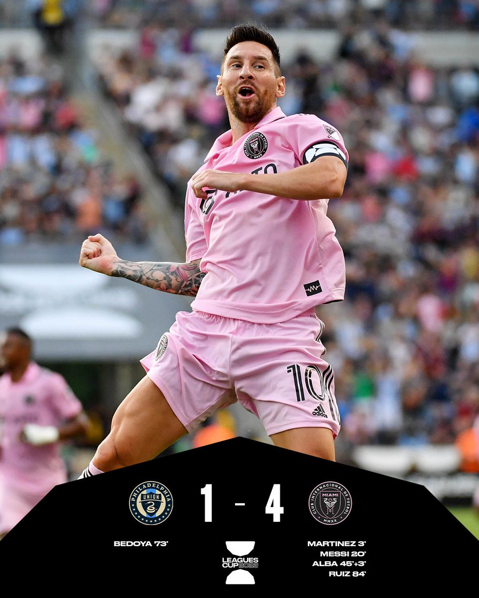Major League Soccer (@mls) on Twitter photo #InterMiamiCF will play for a trophy on Saturday.
Next stop: <a href="/LeaguesCup/">Leagues Cup</a> Final! 🏆 #InterMiamiCF will play for a trophy on Saturday.
Next stop: <a href="/LeaguesCup/">Leagues Cup</a> Final! 🏆