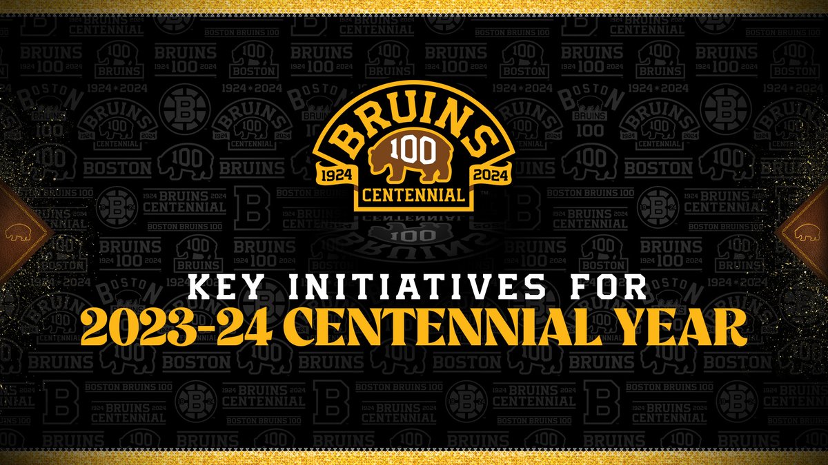 NHLBruins's tweet photo. Blood, Sweat &amp; 100 Years.

The #NHLBruins have announced a number of special events and initiatives for the club's Centennial celebration.

Learn more at https://t.co/iLGyzQwFbP. https://t.co/qNuF3gWbNT