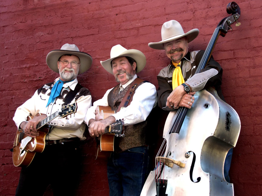 3 Trails West in concert Saturday, August 26. If you are within an easy drive of Wichita, KS, we highly recommend this show by our friends 3 Trails West at the Prairie Rose Chuckwagon, 15231 SW Parallel St., Benton, KS 67017. Susie &amp; Robert will be there to cheer them on. Yeehaw!