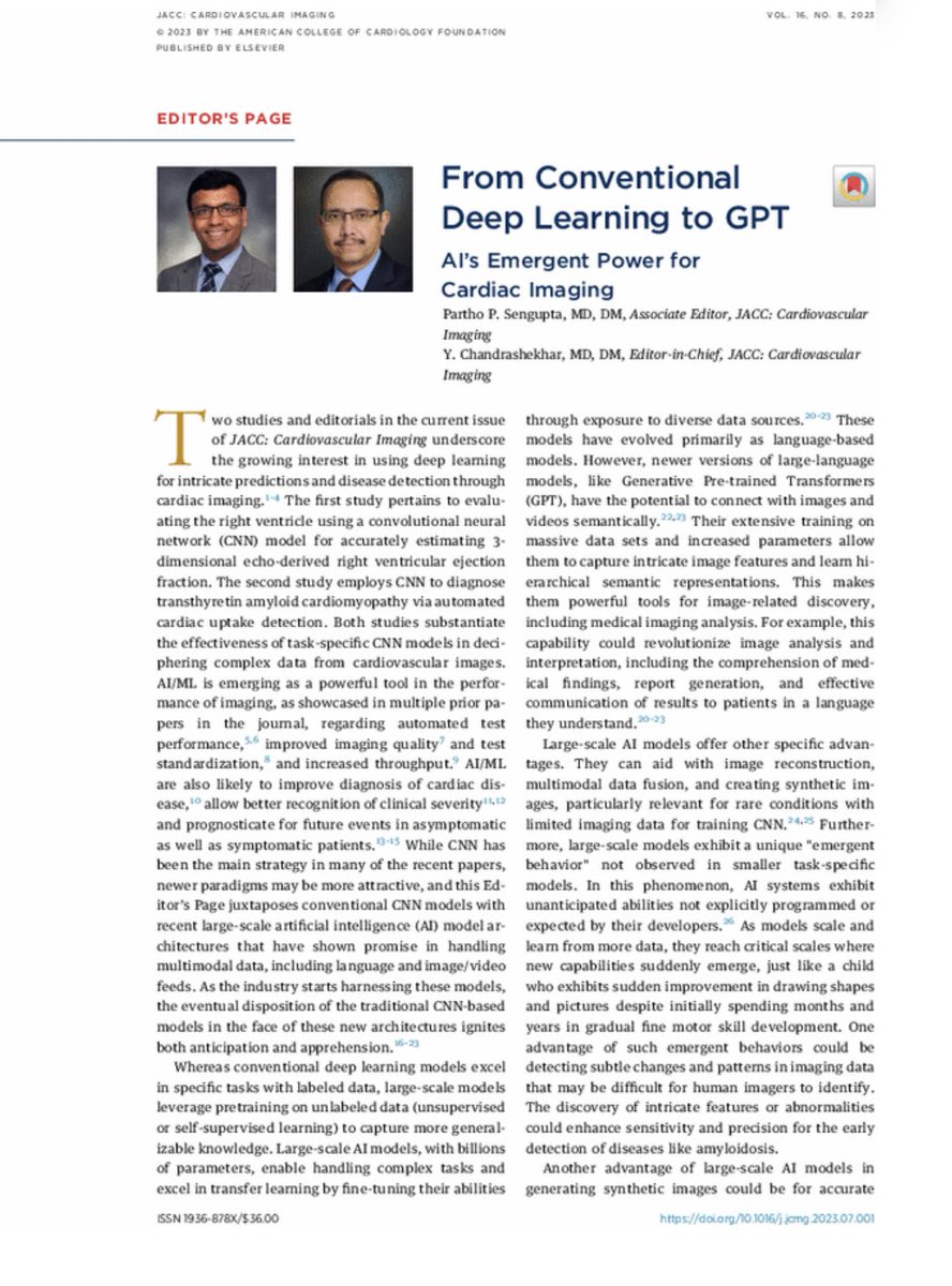 From big data to big models. Will GPT be the next big wave for cardiac imaging…read in our editor’s page <a href="/JACCJournals/">JACC Journals</a>