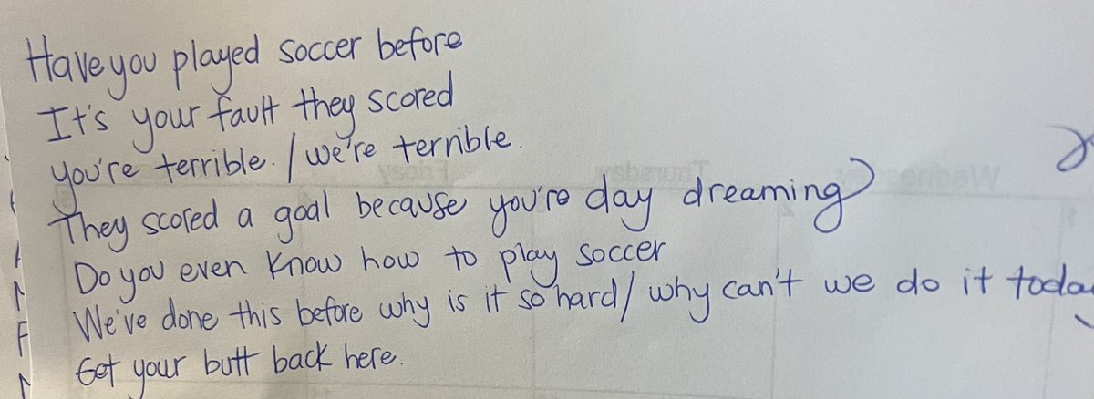 CTGProjectHQ's tweet image. Coaching points recently overheard at a U8 girls soccer game. Come on people we must do much, much better.