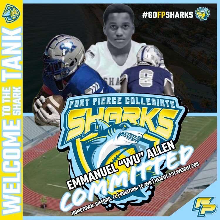 uptopwu80's tweet photo. Been working hard I believe and will always take a chance on myself can’t wait to see where this will take me #welcometothesharktank @EraPrep @TCPalm @Bryan_Cooney @PierceSharks @SRHS_Football1 https://t.co/0itTN4BuVx