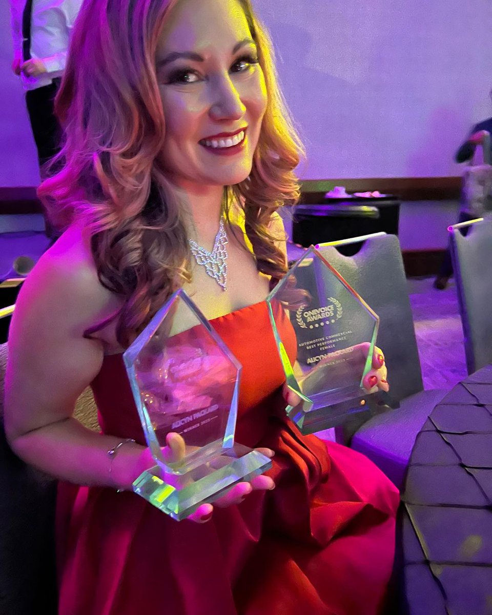✨It was an honor of a lifetime to take home the award for VOICEOVER ARTIST OF THE YEAR at the 2023 One Voice Awards. 🏆✨

Thanks to all of YOU for following along on my journey and supporting me. I can’t wait to see what doors may open next! ⚡️ XOXO - Alicyn #ovc2023 #ovc23