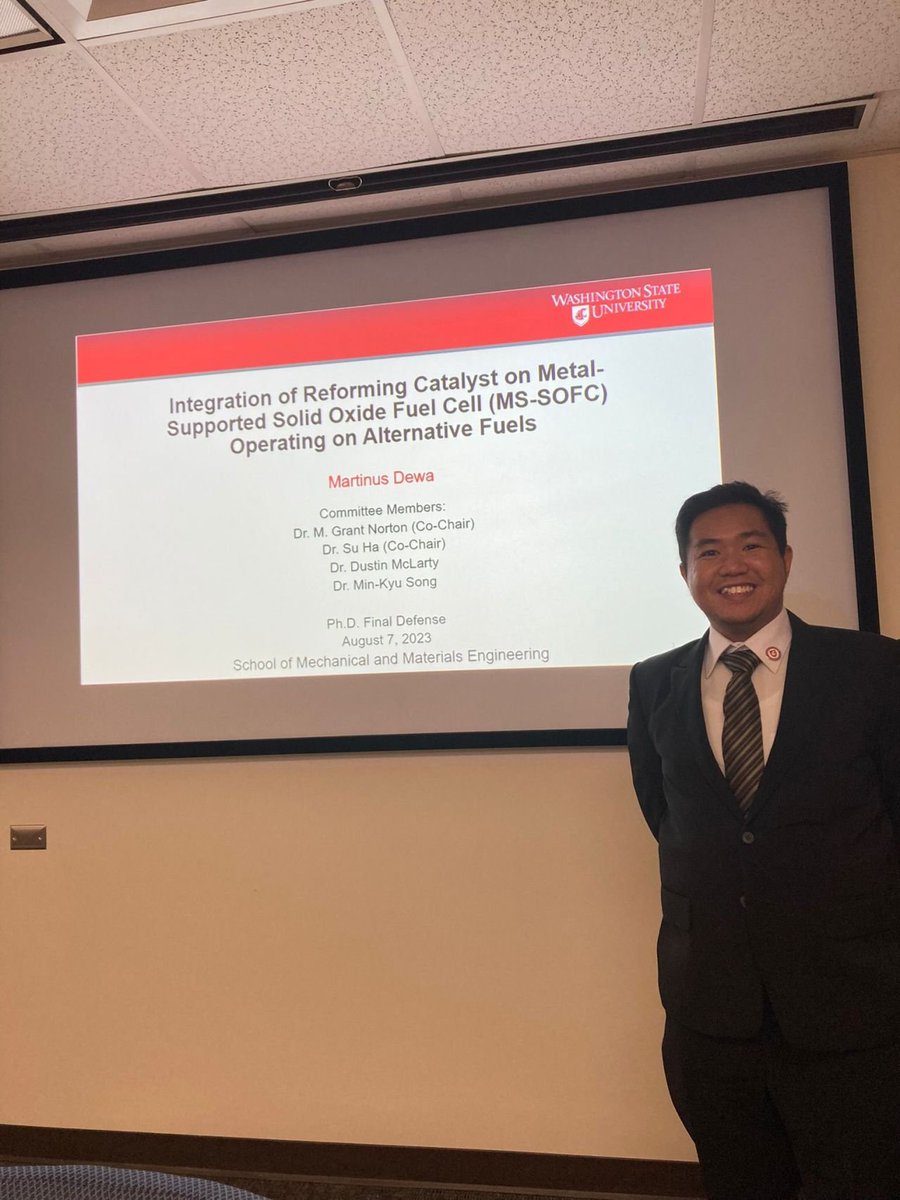 martindkd's tweet photo. Last week, I defended my Ph.D. dissertation. The work I presented here culminated many years of research at WSU. I'd like to thank O.H. Reaugh Laboratory of Oil and Gas Processing at WSU and the Nissan Motor Co., Ltd as our collaborators and funding agency. https://t.co/3TabIY12gd
