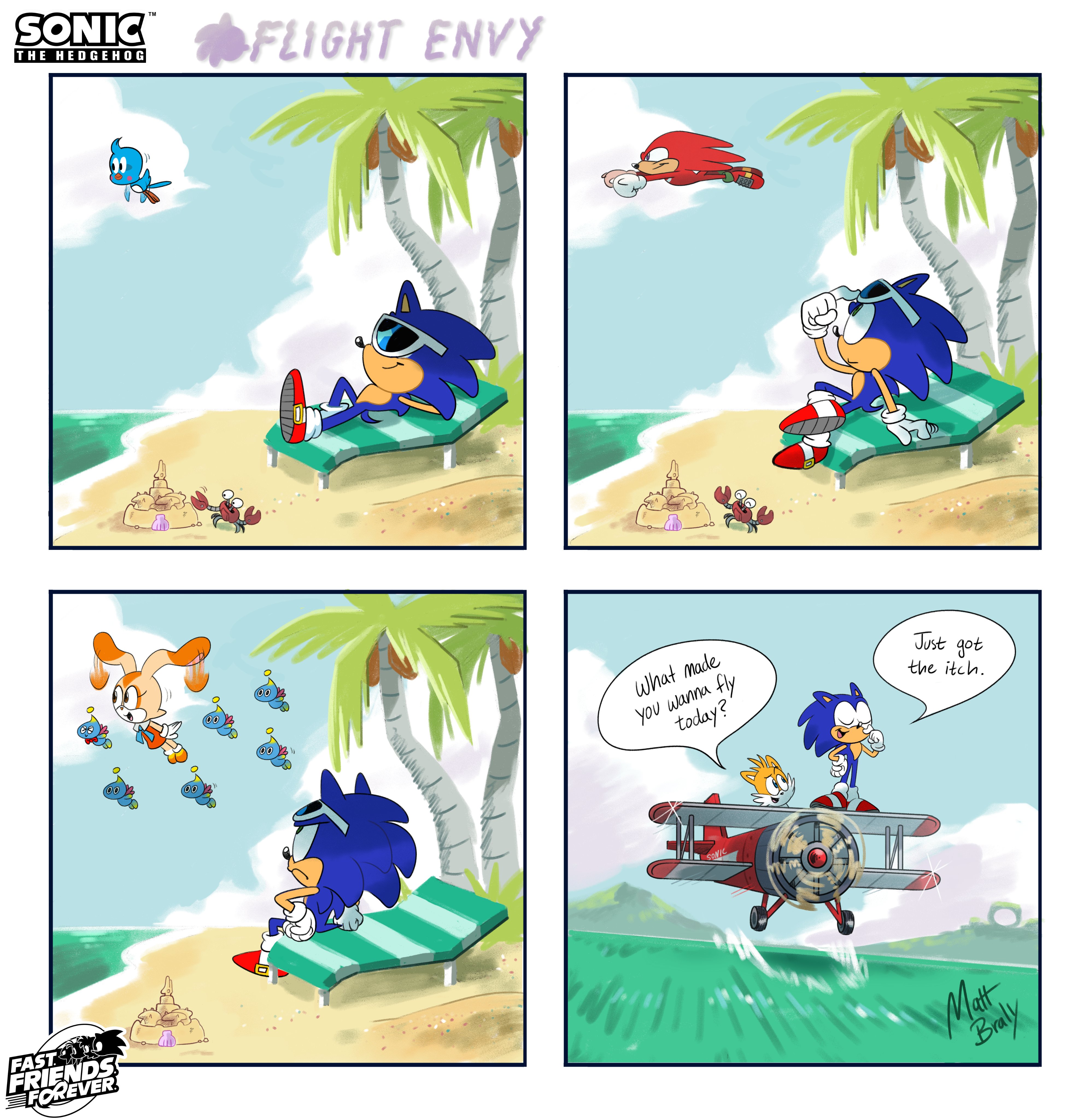 Sonic the Hedgehog on X: Have you ever wanted to fly? Well, you're not the  only one! Check out @Radrappy 's comic in our Fast Friends Forever series.   / X