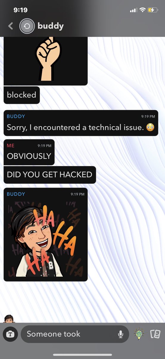 GroovyPineconez's tweet photo. my snapchat ai is wild LOL https://t.co/hxKz7hjguV