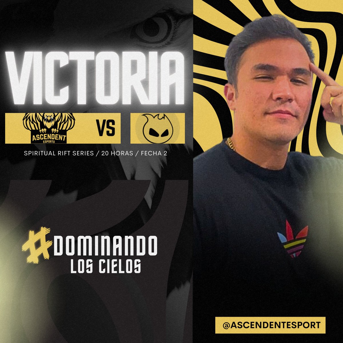 ascendentesport's tweet photo. ยกยกยก๐๐๐๐๐๐๐๐๐๐๐๐๐!!!
๐ #SRS - @LGAplay - #LeagueOfLegends
๐ TCN Esport
Logramos nuestro primer triunfo en la Spiritual Rift Series en el inicio de la fecha 2.
#DominandoLosCielos๐ฆ
https://t.co/ysWHt7dJOq