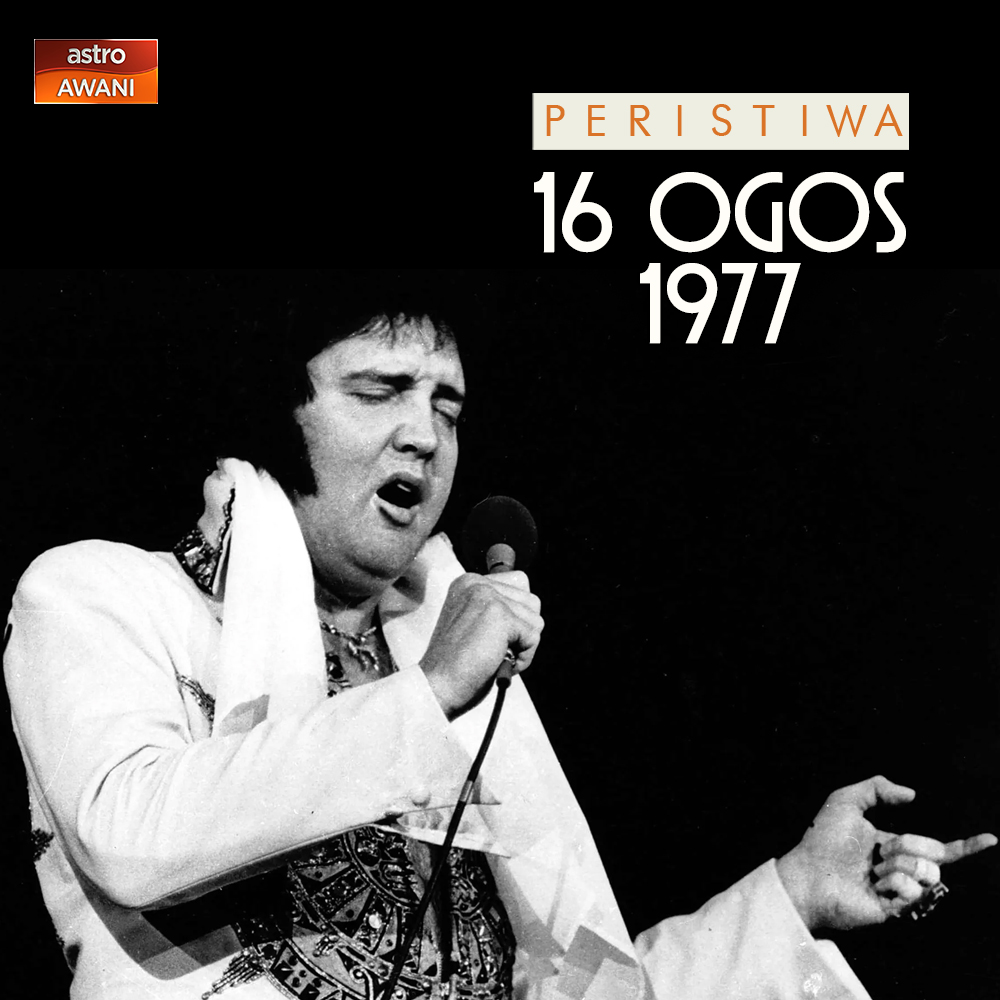 Hari ini 46 tahun yang lalu, Elvis Presley meninggal dunia. Ini satu untaian. #PeristiwaHariIni