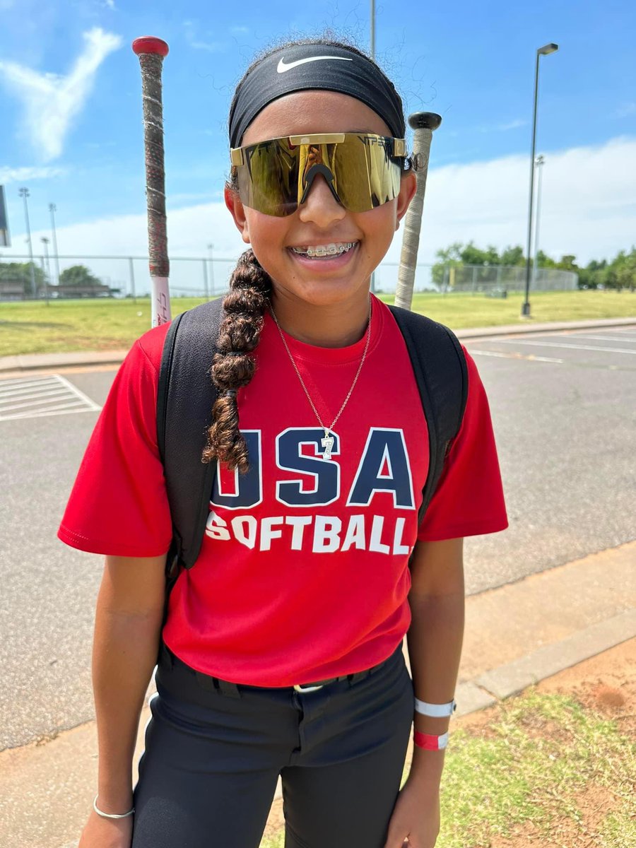 JaidenM2028's tweet photo. What an amazing experience!
Last week I βοΈ to OKC & had the privilege of playing at the @USASoftball All American Games! I saw so many friends & met some new ones playing with #region2stars. Thankful & grateful π€©. @LegacyLegendsS1 @ExtraInningSB @EastCoastFP @VAFuryPlat2028 https://t.co/gXc7tQniHl