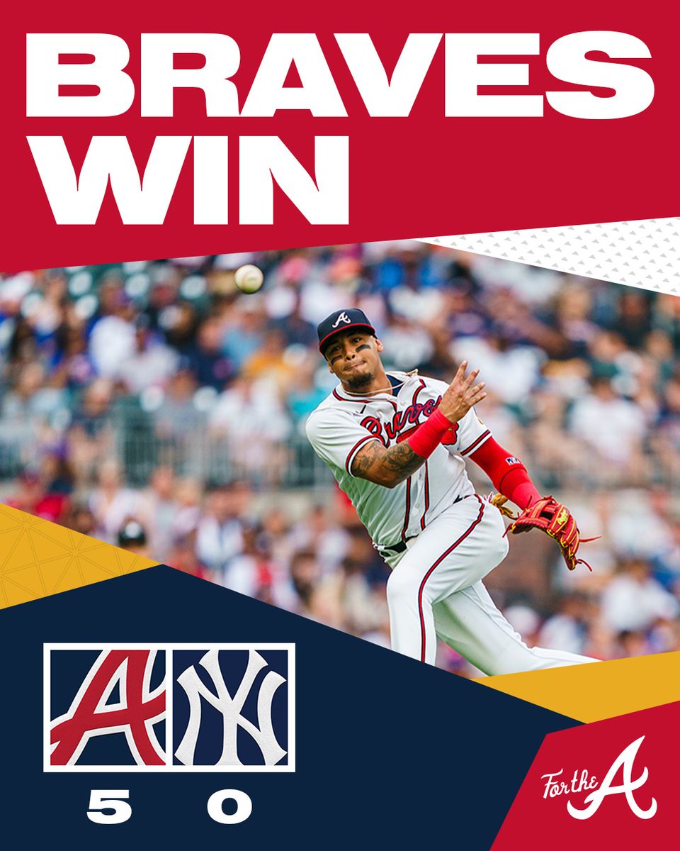 Braves's tweet photo. Series win ✅

#ForTheA https://t.co/BXJtBLlv4K