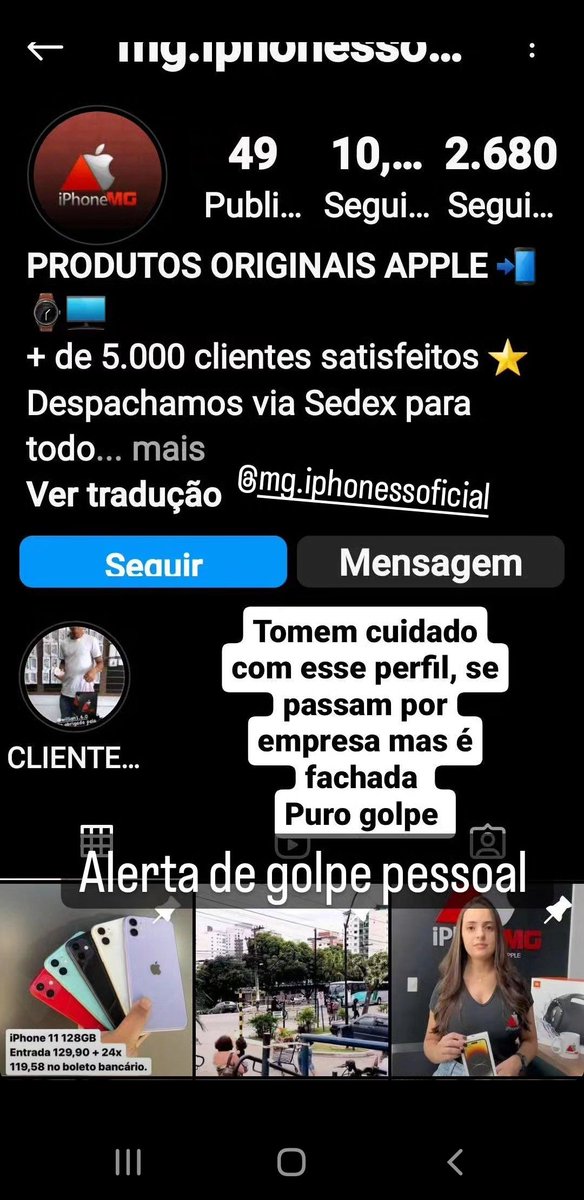 lolo_ruim's tweet photo. Pessoal que compra por loja de Instagram, tomem cuidado com este perfil, trata-se de golpe/fraude
#golpe #ladrao #fraude #instagram #crime https://t.co/e5e3eFchtQ