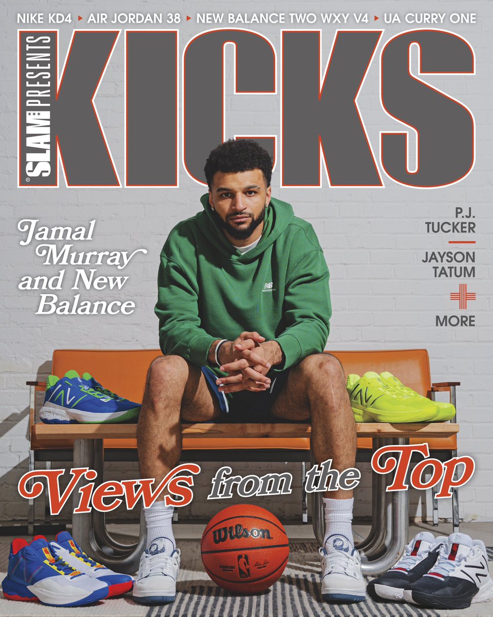 SLAMKicks's tweet image. We got the Blue Arrow on the cover of KICKS 26 with the New Balance TWO WXY v4 🏹🏹🏹 slam.ly/kicks-jamal