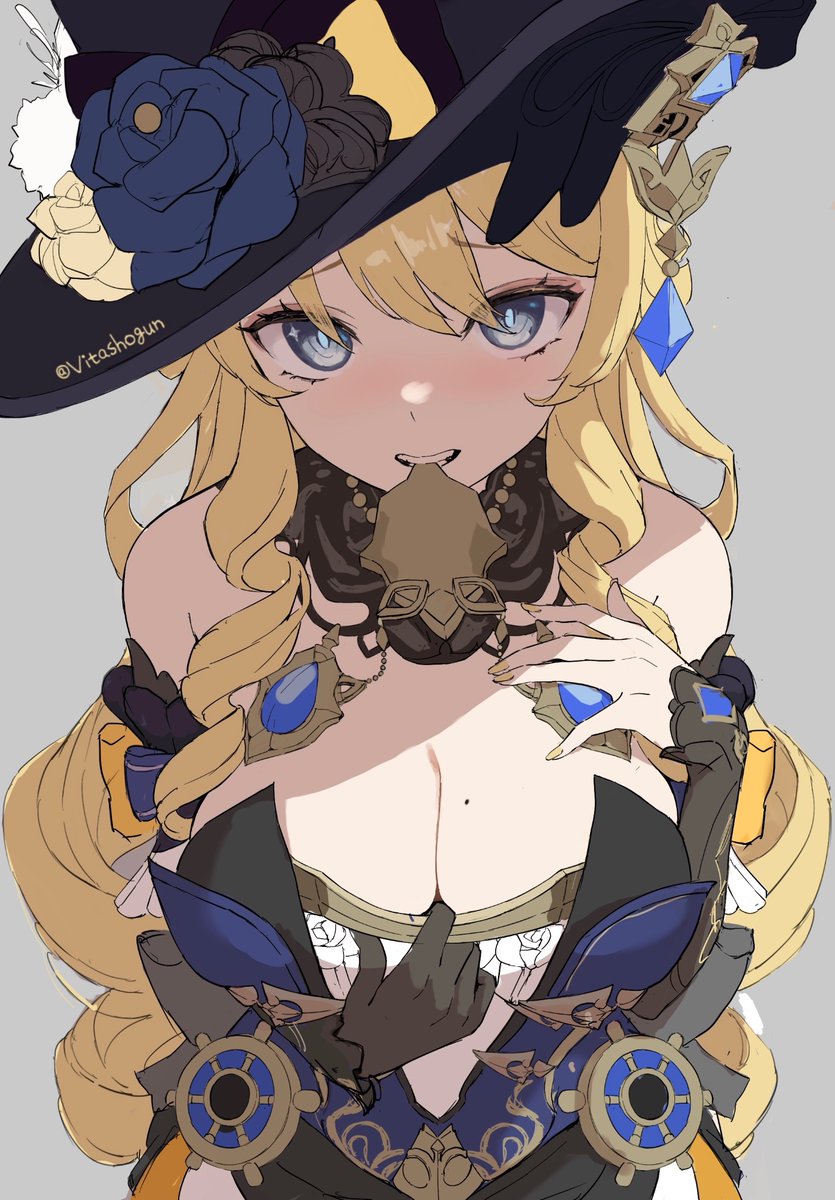 Vitashogun's tweet photo. #GenshinImpact #Navia #原神 

I'll finish it today, I want Navia's cleavage! https://t.co/E660JVvp0U