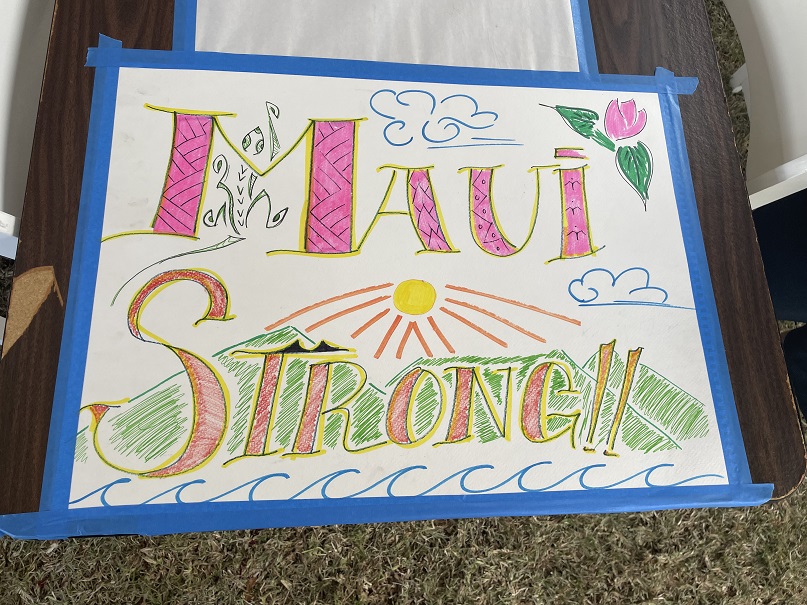 Posterboard, crayons, and a little creativity is all it took to put into color what many have used as a mantra recently: Maui Strong. Children in the shelter found a way to both stay occupied and buoy morale for our Maui ohana. We're honored to share them here. #MauiStrong ❤️🌺