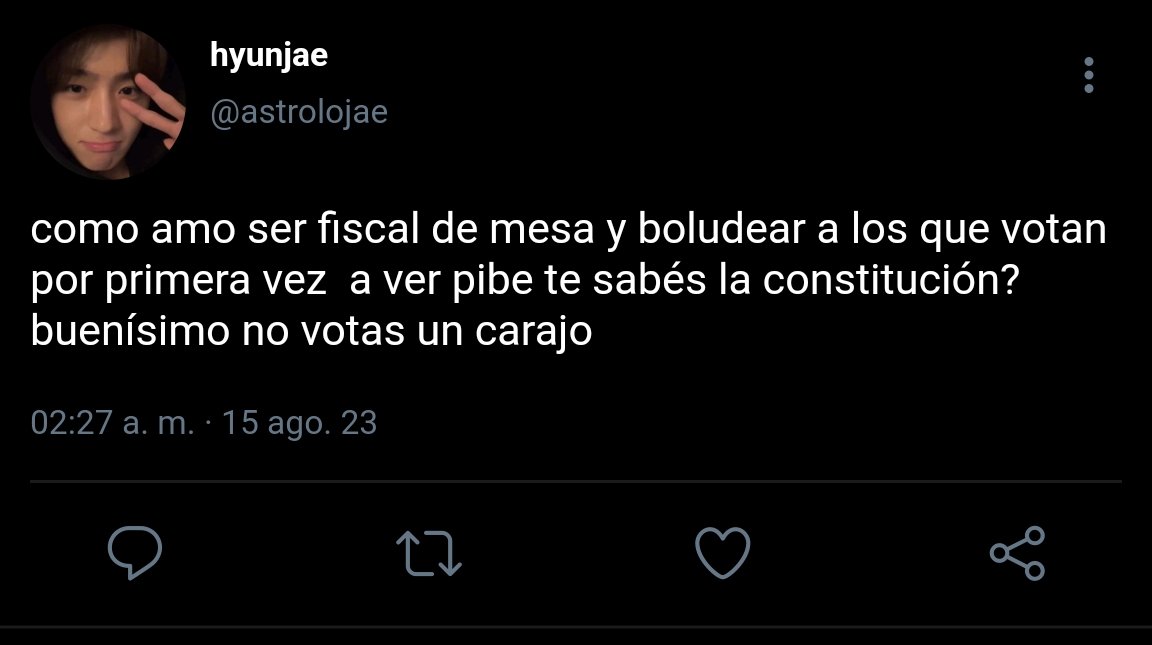 iyngluv's tweet photo. jumil mini au – día de las elecciones

juyeon va a votar temprano, lo agarran como presidente de mesa y se tiene que bancar a un pibe re pesado que no se calla nunca https://t.co/MfNGOI5mYz