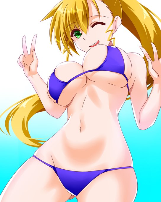 いえーい☆
コミケ終わったけど相変わらずビキニ絵だぜ～
ってことでヴィヴィオ特盛～～～ 